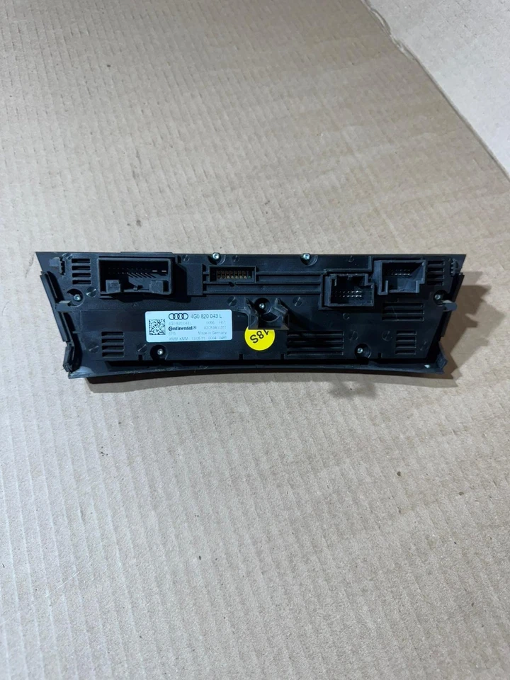 2012-2018 AUDI A6 A7 DASH HEATER AC TEMPERATURE CLIMATE CONTROL UNIT OEM - Image 2 of 3
