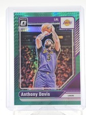 ANTHONY DAVIS 2024-25 DONRUSS OPTIC GREEN HYPER PRIZM /249 #207 LAKERS Q0819