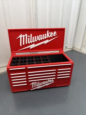 Milwaukee Workbench Toolbox Pen Holder   Tool Box Organizer for Desk