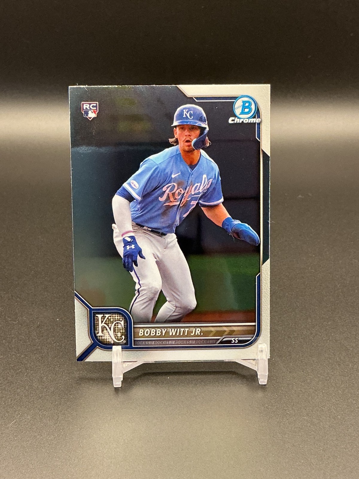 2022 Bowman Chrome #77 Bobby Witt Jr. - RC