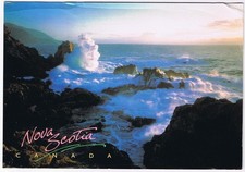 Nova Scotia Postcard Canada s Ocean Playground 4 3/4  x 6 3/4 