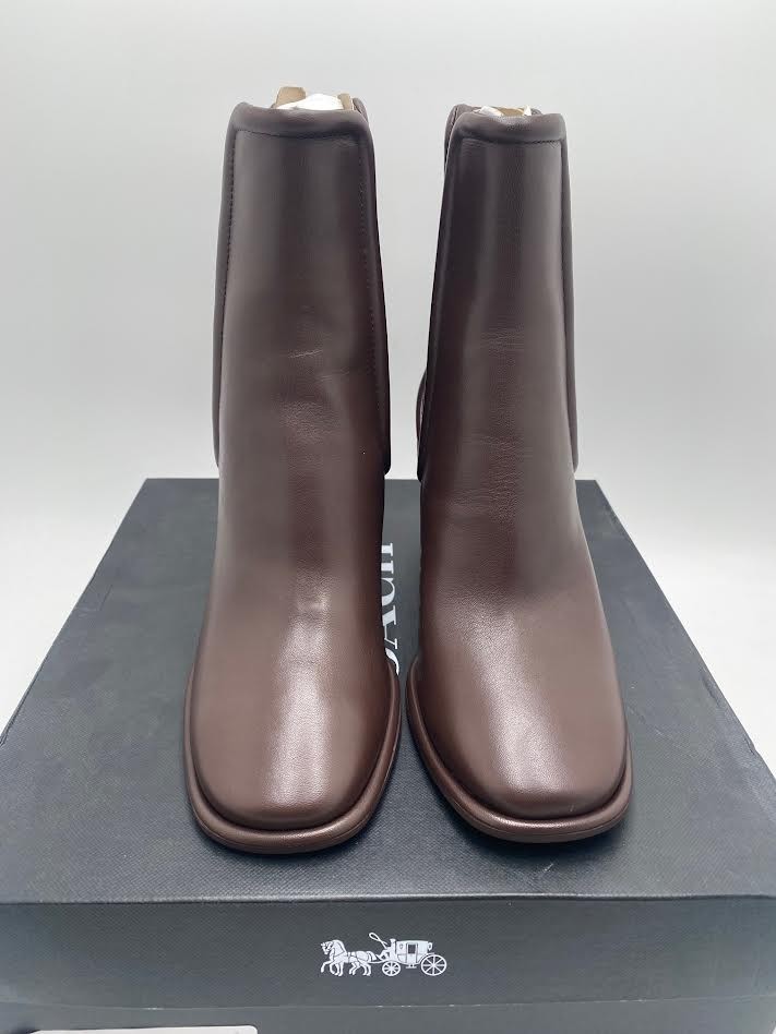 Coach Women's Geneva Leather Ankle Bootie 8.5 Maple CN127 thumbnail 2