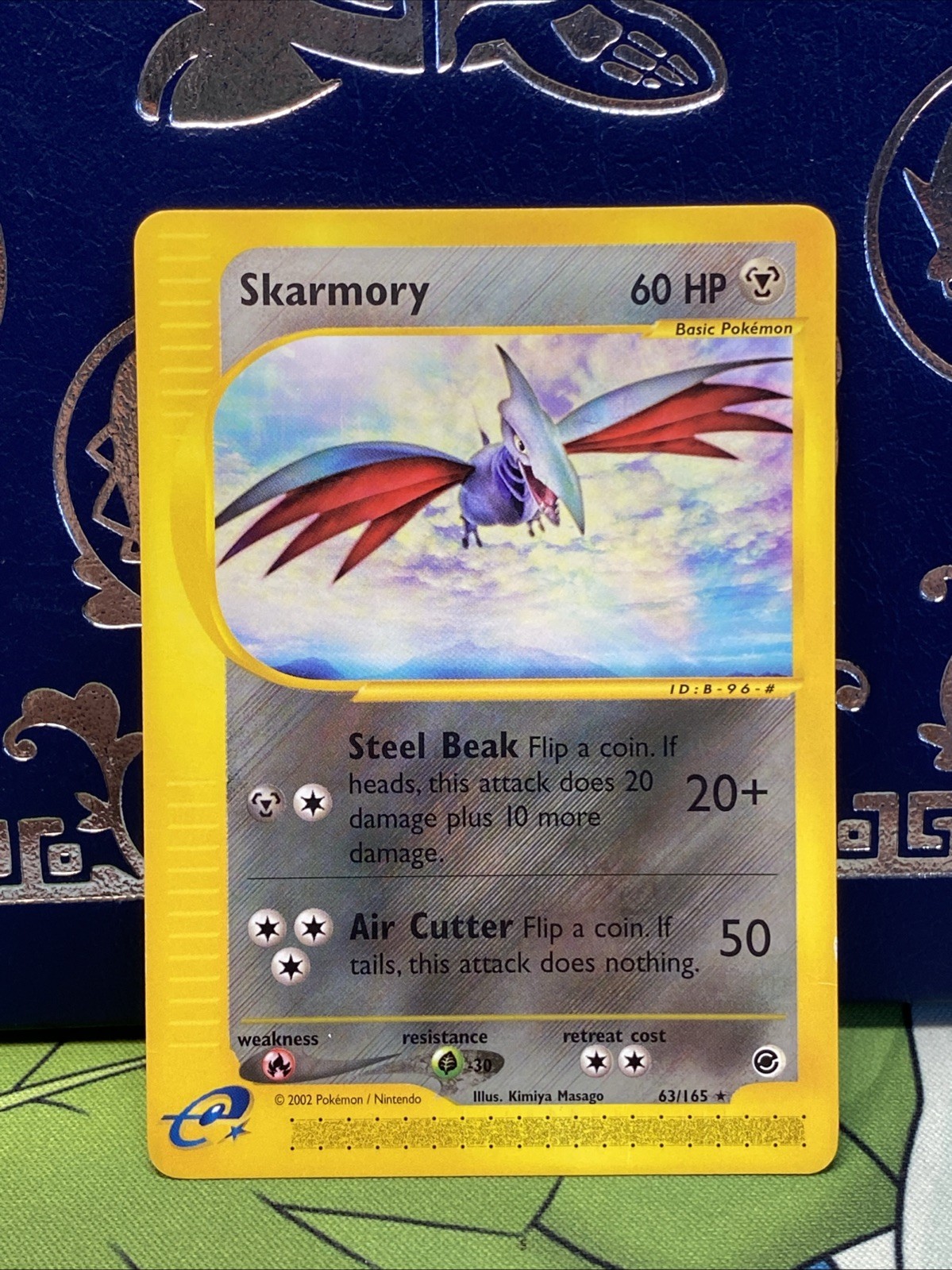 Pokemon Expedition  63/165 Skarmory Card LP