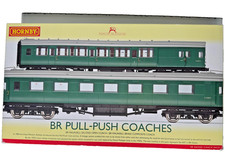 Hornby BR Green Pull Push Coach Pack R4534B OO Gauge Boxed Mint condition