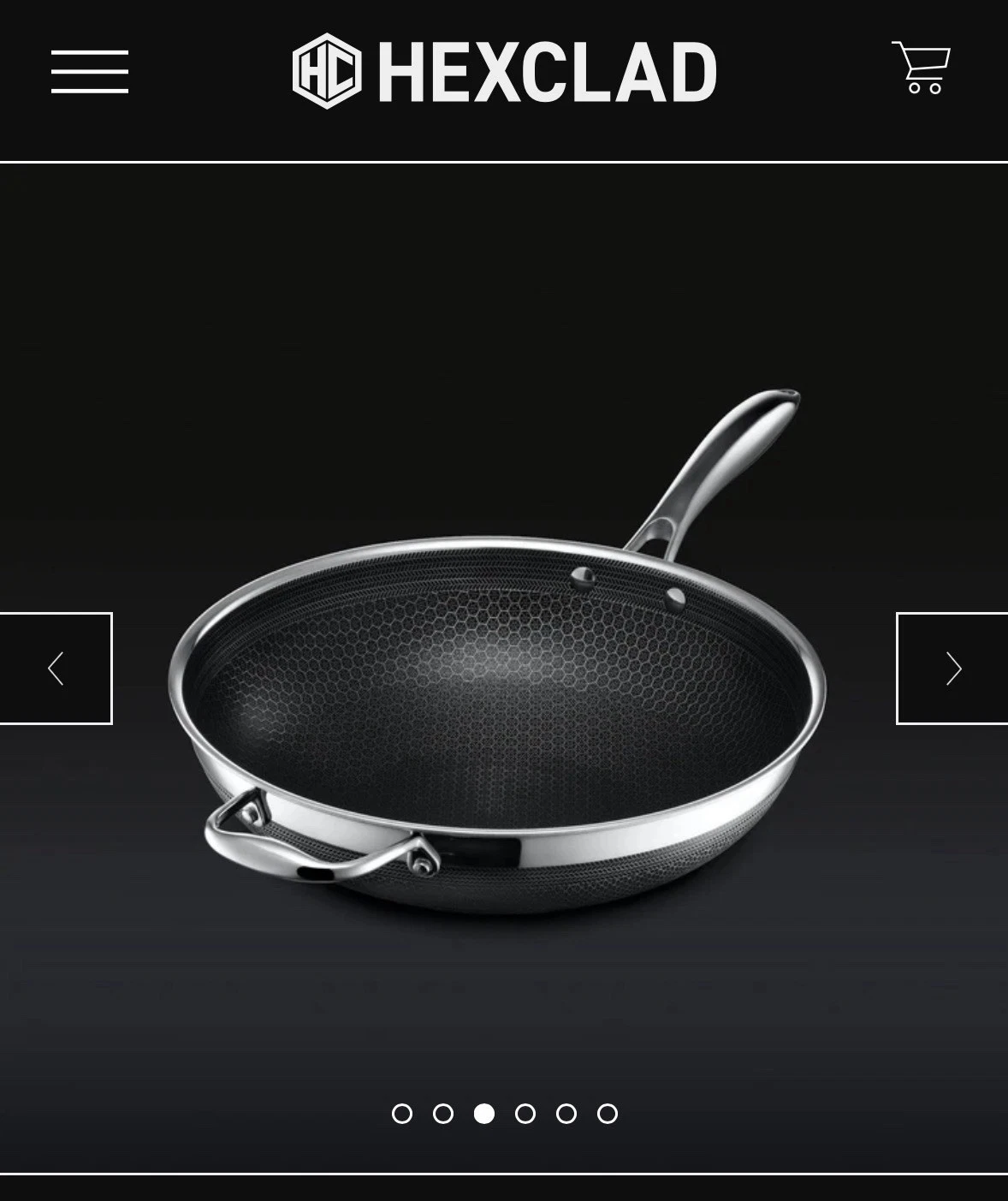 HexClad Hybrid Nonstick Wok 12-inch