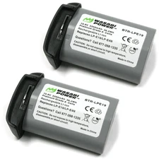 Wasabi Power Battery (2-Pack) for Canon LP-E19, LP-E4N