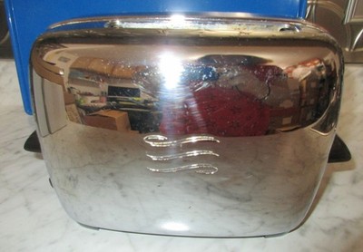 Vintage General Electric 2 Slice Chrome Toaster 2T82 - Works