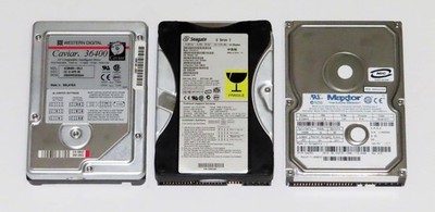 Vintage 3.5'' Internal Desktop IDE PATA Hard Drive WD Seagate Maxtor 6.4GB 10GB