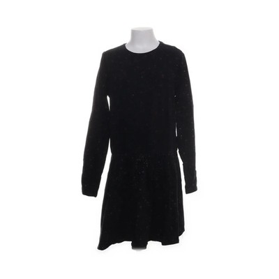 Vertbaudet, Kleid, Größe: 152, Schwarz/Mehrfarbig, Baumwolle, Mädchen #x9K