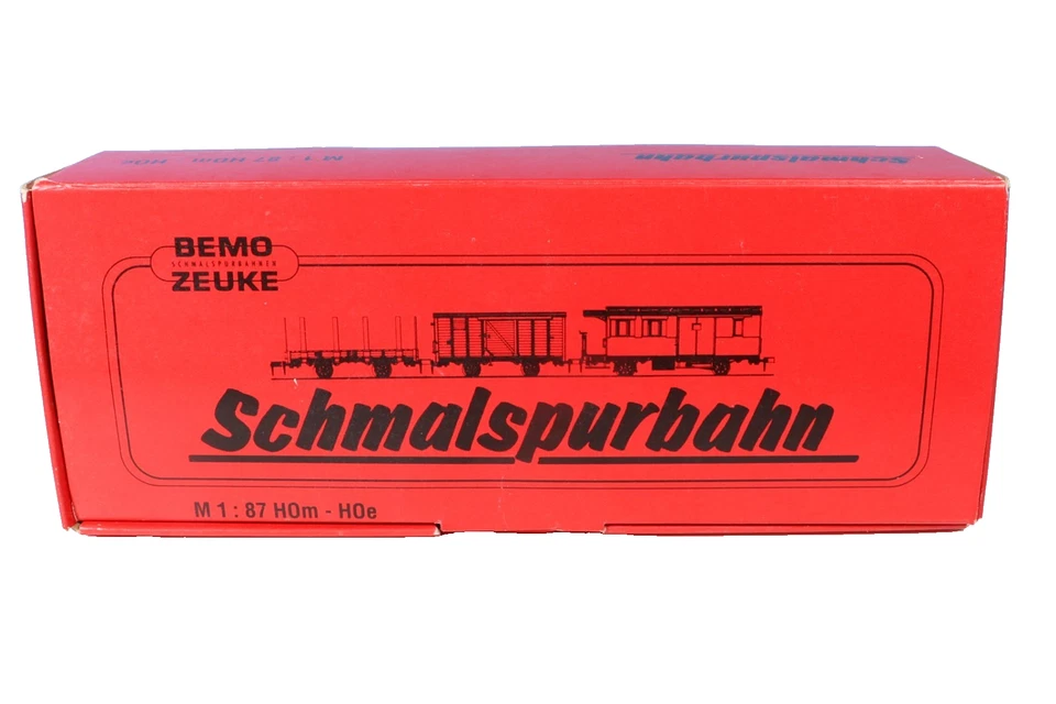 Bemo-Zeuke HOm - HOe 1:87 Scale / Narrow Gauge Low Sided Gondola Car 2223833 - Image 3 of 4