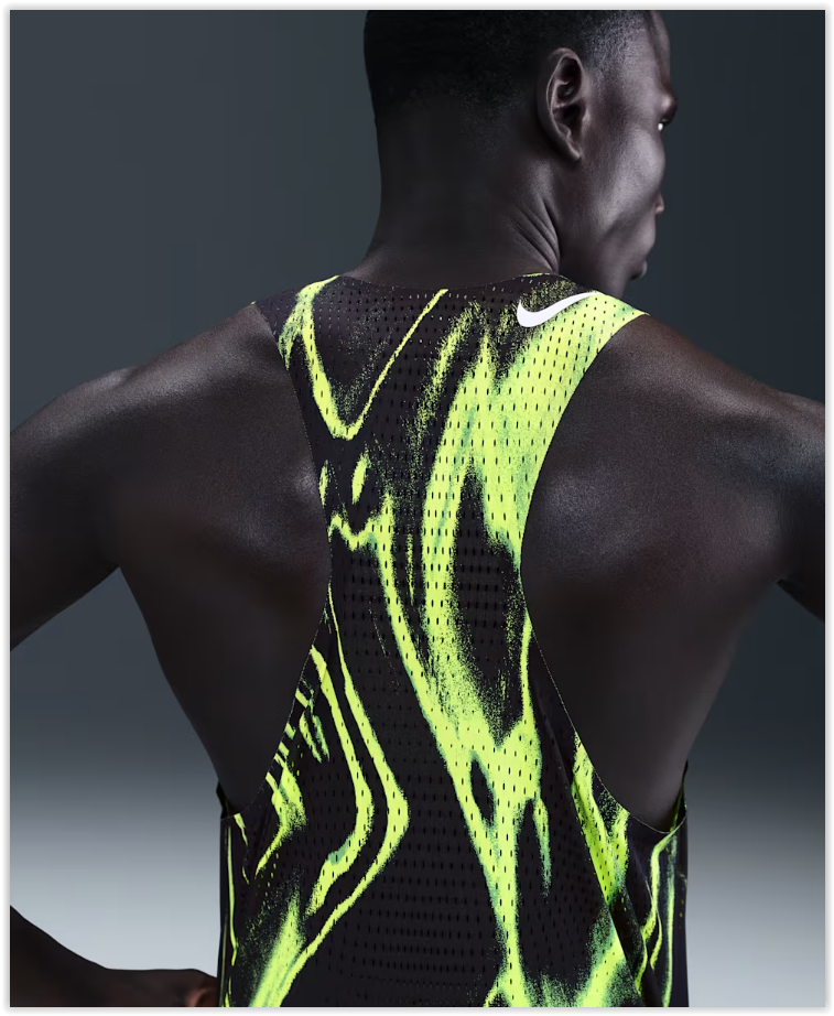 NWT Nike AeroSwift Mens DRI-FIT ADV Running Singlet Volt Green