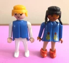 1974 Vintage Playmobil Geobra original figures Man + Native American    VG