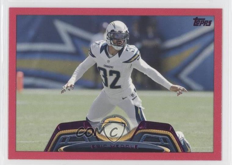 2013 Topps Pink BCA Border 185/399 Eric Weddle #66 0f8