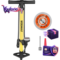 Hochdruck Standpumpe Fahrradpumpe Ergonomisch Tragbar Mit MessgeräT 160 Psi