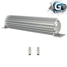 12 Dual Pass Transmission Oil Cooler Aluminum Finned Universal Easy To Replace 12 Dual Pass Transmission Oil Cooler Aluminum Finned Universal Easy To Replace