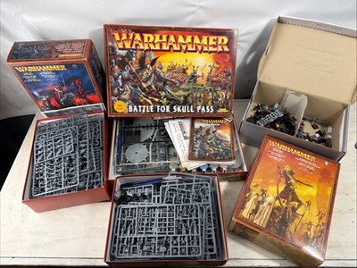 Riesiger Warhammer Restposten Skull Pass, Dunkelelfen, Grabkönige, Zwerge etc. meist neu