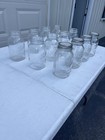 (12) Vintage Ball Regular Mouth Clear Glass Perfect Mason Jars Quarts Ribbed — photo 4