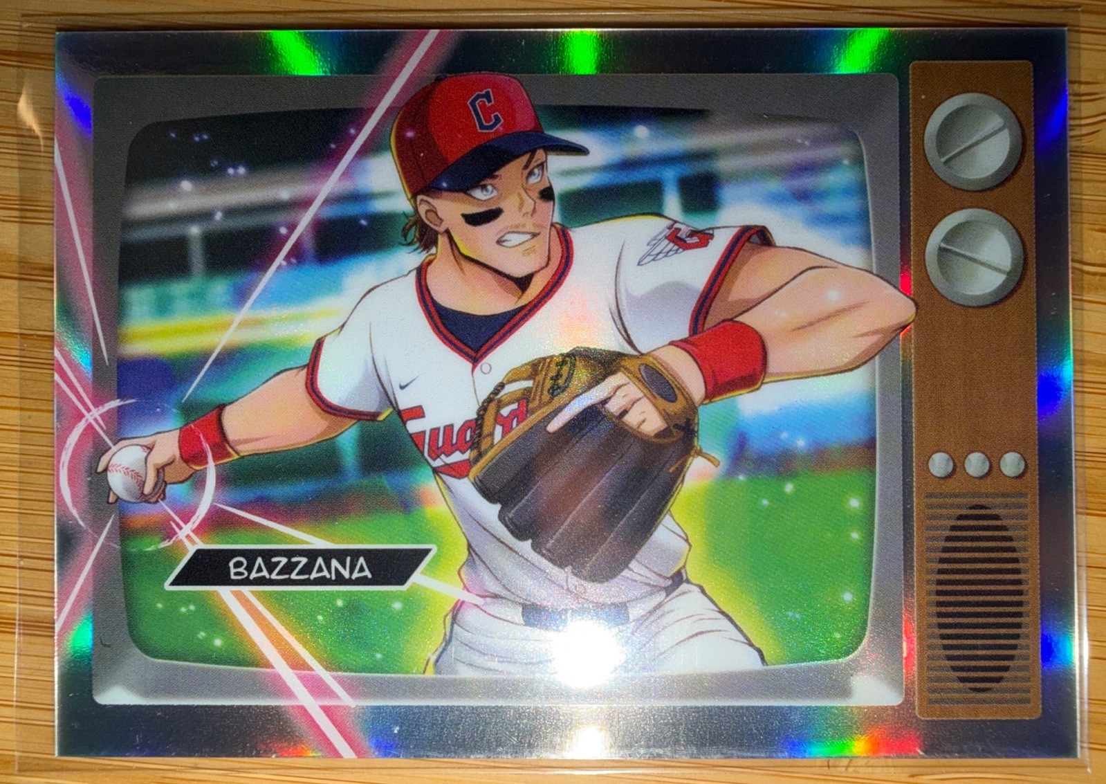 🔥 2025 Bowman Anime Travis Bazzana BA-17 Rookie Card – Cleveland Guardians 🔥
