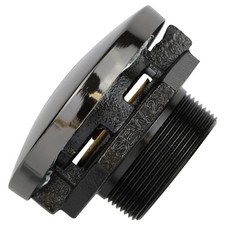 Transfer Tank Vented Fuel Cap w/ 2 Inch Threaded Neck,Fuel Transfer Black