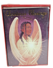 Christmas Blessings Angel Greeting 10 Cards Envelopes 5 X 7 Inches