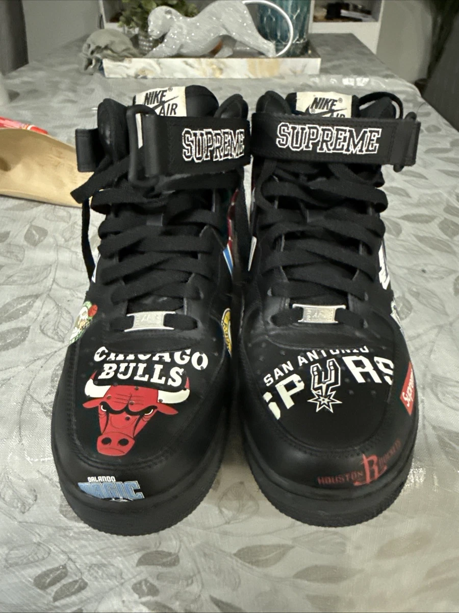 Nike Air Force 1 Supreme '07 Black - огромный выбор по лучшим
