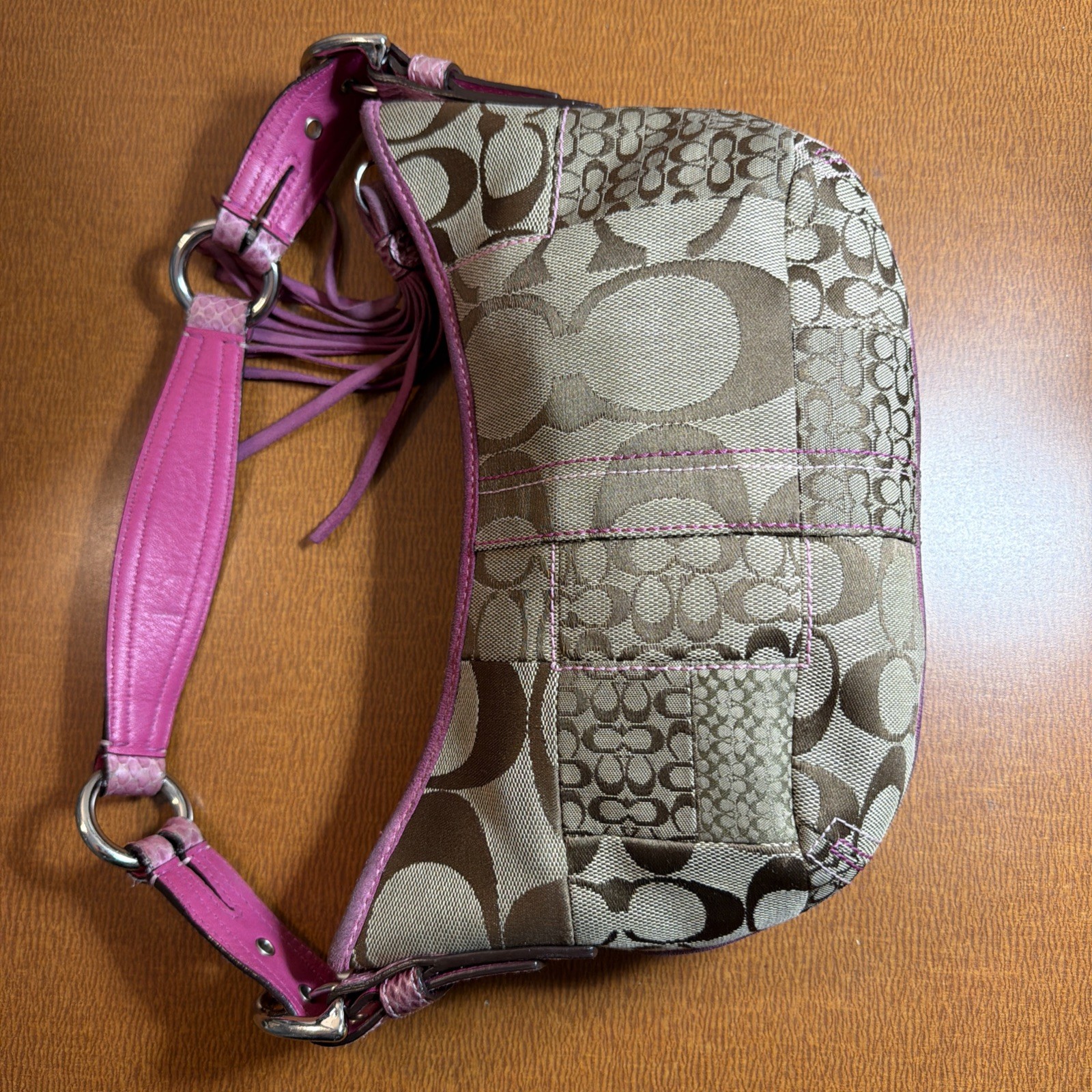 Vintage Y2K Coach Signature So-Ho Patchwork Hobo Bag … - Gem