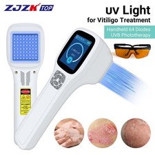 308nm Narrowband UVB Light Therapy Lamp Portable for Skin Disorders 64 Diodes
