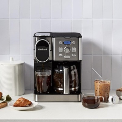 Cuisinart SS-16 12 Cup Coffee Maker and Single-Serve Brewer, Stainless  Steel | eBay