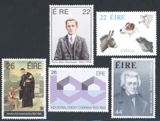 Ireland - Issues of August 1983 Complete Set - SC# 568-572, SG# 564-568  MNH OG