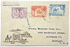 Iraq 1949 UPU Set Registered First Day Cover To USA