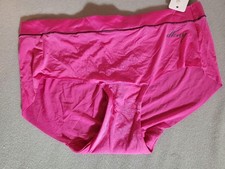 NWT DKNY RARE STYLE FUSION LOGO NYLON SPANDEX HIPSTER PANTIES 570115 3ET FUS L
