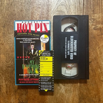 Blockbuster Hot Pix 10 Minute CBS Preview Sweepstakes Tape Aug 1993 VHS 1993