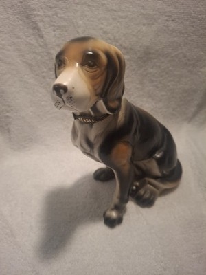 Enesco Vintage Beagle Figurine Mid Century