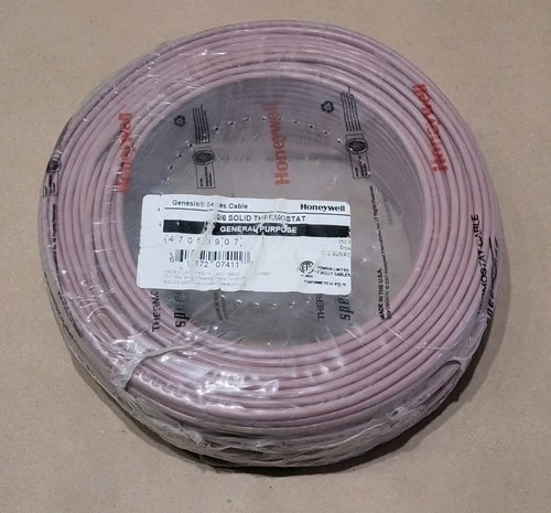 Honeywell Genesis 47050907 Thermostat Cable Wire 250ft 20/6 CL2 PVC 6 Conductors