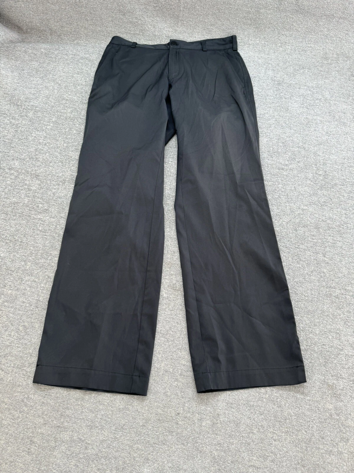 Pantaloni Nike Golf Uomo Standard Fit Flat Front Dri Fit Nero Taglia 32x32