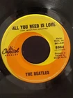 THE BEATLES 7" 45 RPM "All You Need is Love" & "Baby You're a Rich Man" VG cond