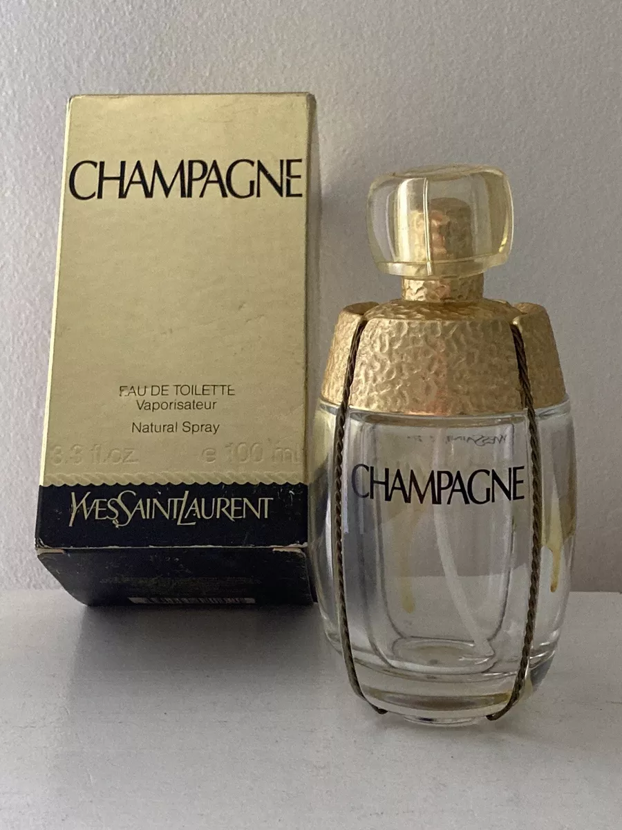 Ancien Flacon de Parfum Champagne Yves Saint Laurent 100 ml Vide