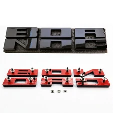 UPR Direct Replacement Grille Letters Compatible 21-25 Ford Bronco Shadow Black