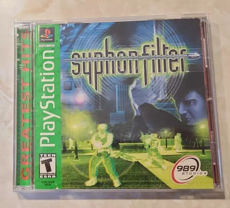 Syphon Filter (Greatest Hits) - PlayStation 1 (PS1) Game COMPLETE