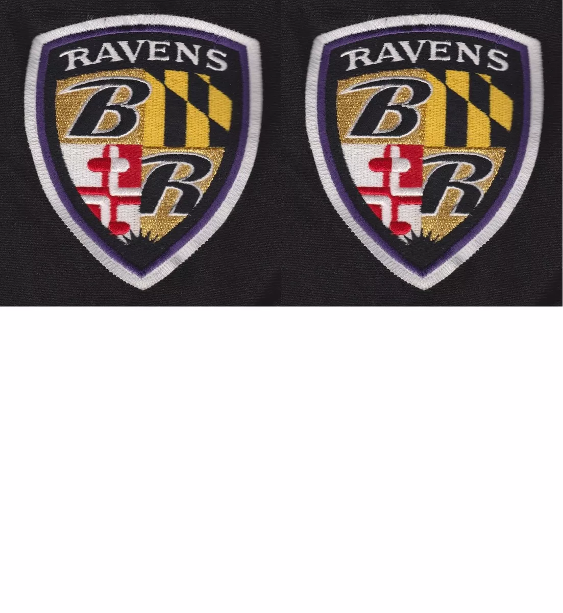 Baltimore Ravens Primary Team Logo Shoulder Jersey Patch Lot of