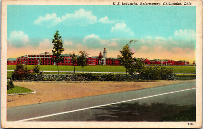 Chillicothe Ohio OH US Industrial Reformatory Ca 1940 Linen Postcard