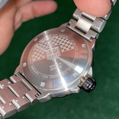 TAG HEUER FORMULA 1 WAU1114.BA0858 GRANDE DATE QUARTZ MENS BLACK