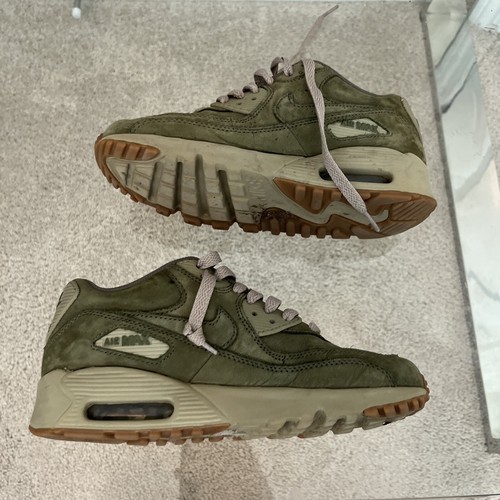 Nike Air Max 90 Winter Premium Green Trainers Sneakers 943747-200 GS 4Y EUC - Picture 10 of 12