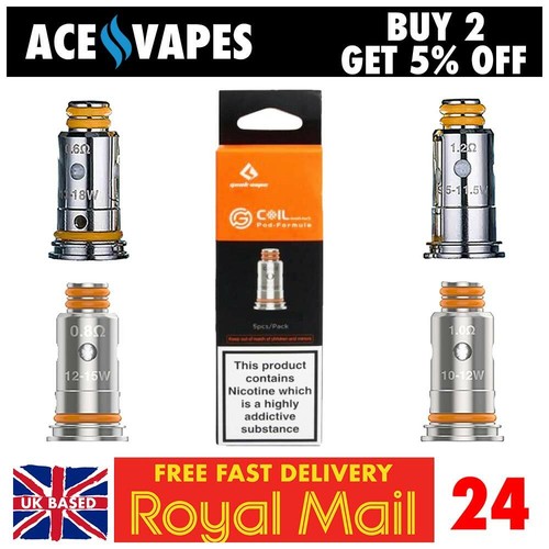 GEEKVAPE G Coils for Aegis, Wenax C1 / Stylus Pod Kits GCoil G.Coil