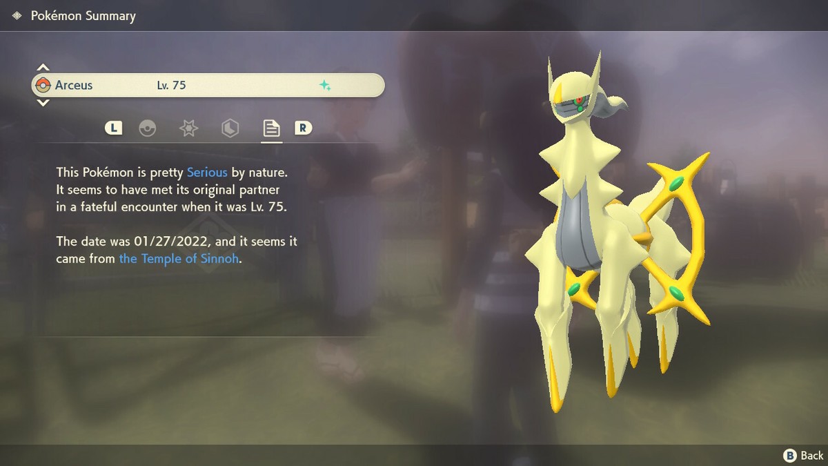 Shiny Arceus  - Pokemon Legends Arceus - 6IVS | eBay