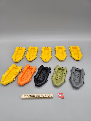 Lego  30086 Schlauchboot Boat, Rubber Raft 10 Stück MOC