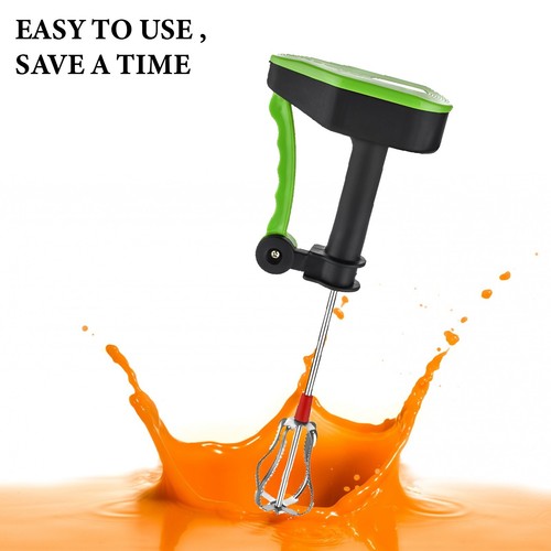 Rotary Whisk Hand Held Manual Stainless Steel Egg Beater Whisk Mixer Hand Whisk eBay