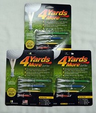 4 Yards More Golf Tees - Combo Pack - 3 Packs of 4 Tees - 11927 