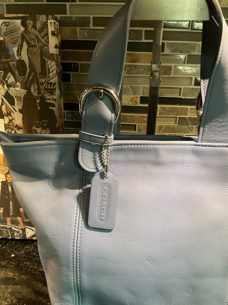 バッグ COACH Vintage Navy Leather Handbag 4133 s-l400.jpg