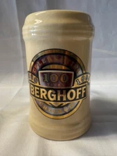 Berghoff Chicago Celebrating 100 Years Tankard Stein 5 7/8" Tall Vintage